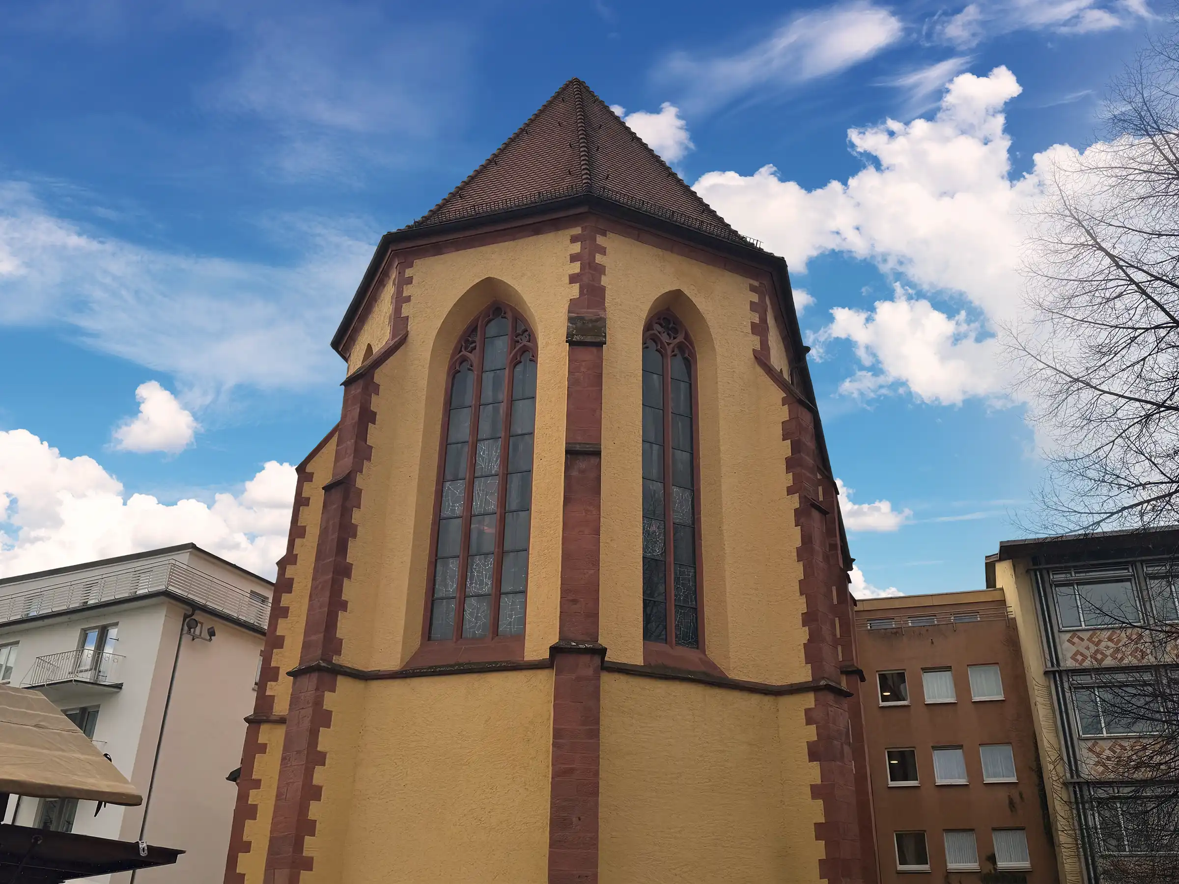 Barfuesserchor der Barfuesserkirche Pforzheim