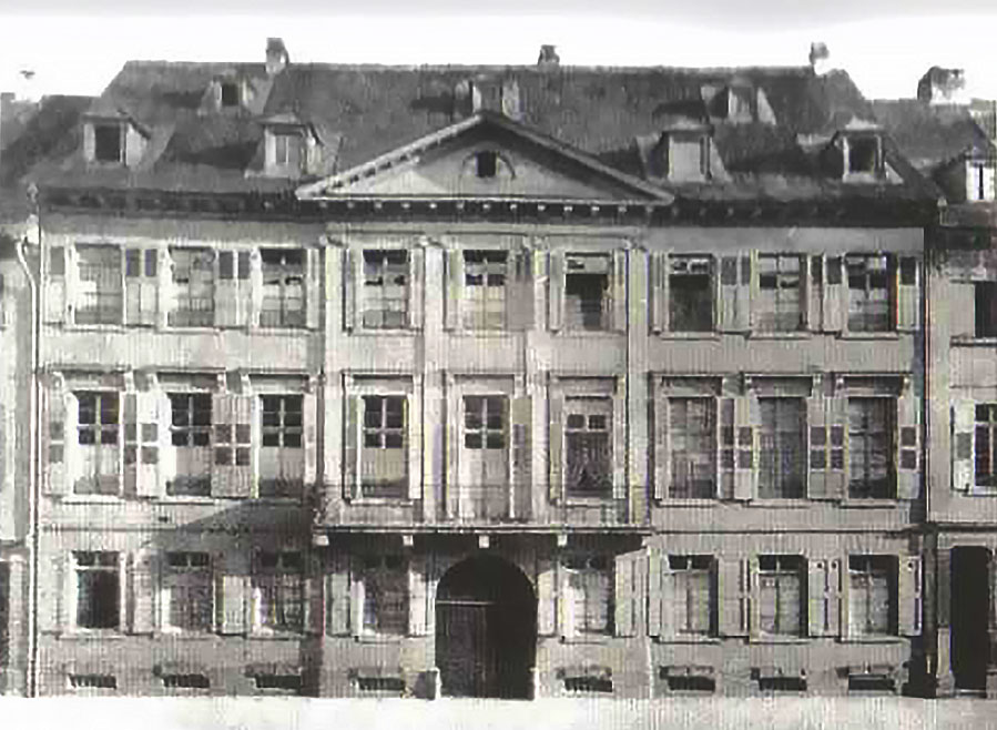 Kraichgauer Adeliges Damenstift Palais in Karlsruhe um 1900