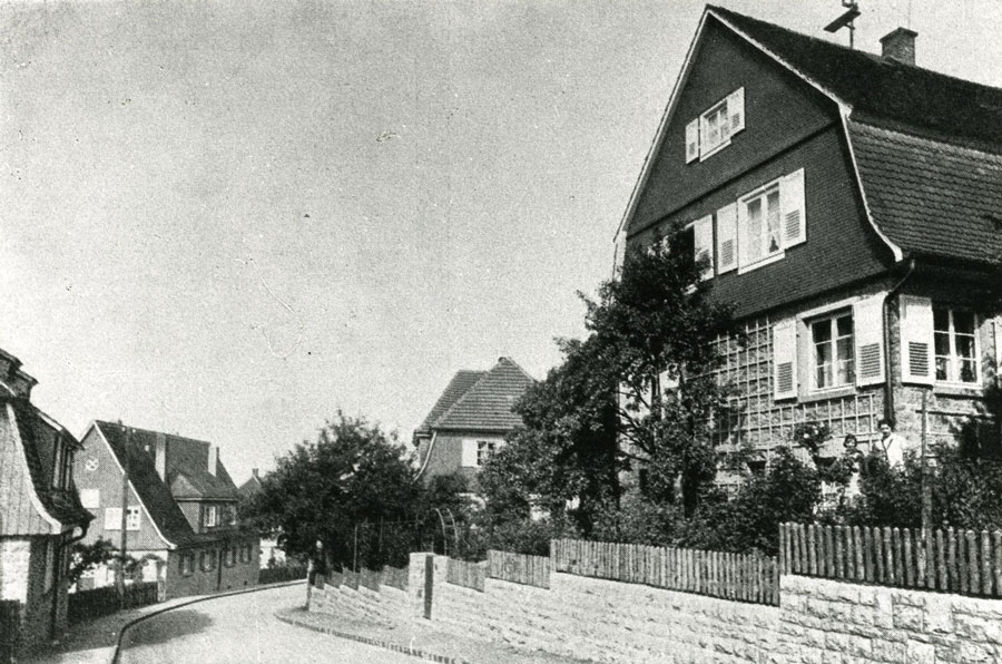 Wartbergsiedlung, Oberer Wingertweg