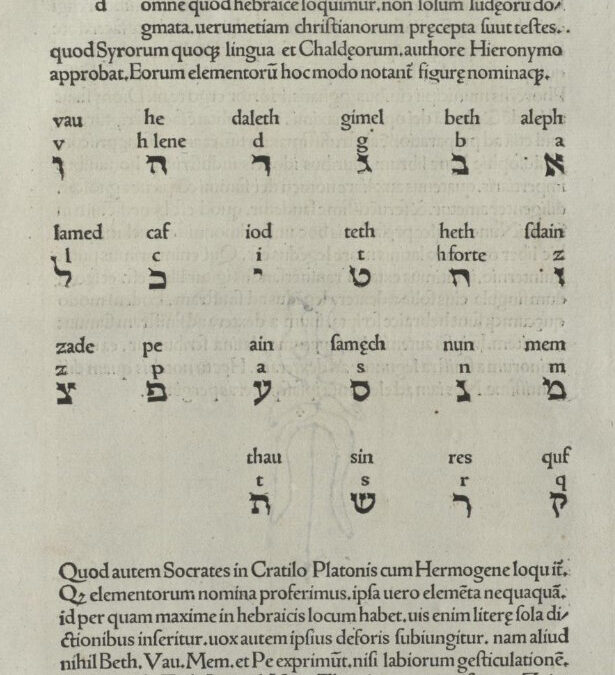 Die Anfangsgründe des Hebräischen